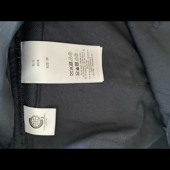 GANNI Wide Leg Cargo Pants, Dark Blue - Size 36 (US6) - Picture 10 of 11